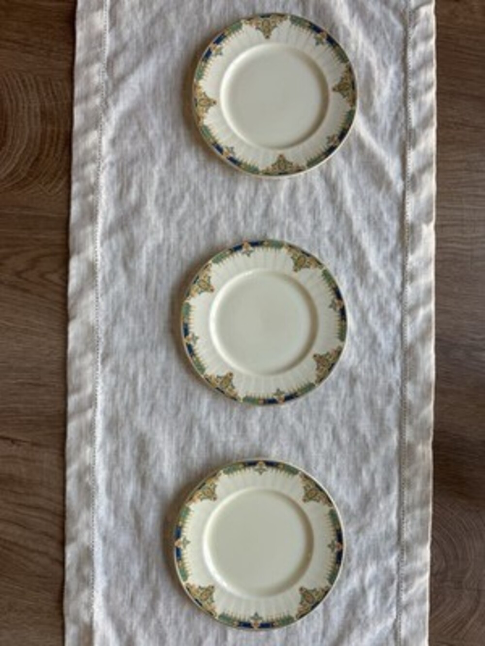 Grindley England 6" Saucers Set Of 3 Vintage  Saucers From 1930s